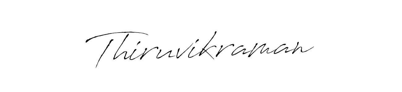 How to make Thiruvikraman signature? Antro_Vectra is a professional autograph style. Create handwritten signature for Thiruvikraman name. Thiruvikraman signature style 6 images and pictures png