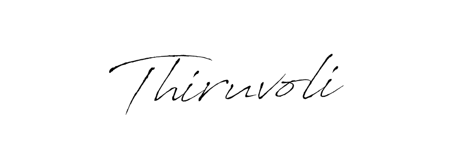 Make a beautiful signature design for name Thiruvoli. With this signature (Antro_Vectra) style, you can create a handwritten signature for free. Thiruvoli signature style 6 images and pictures png