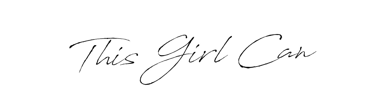 How to make This Girl Can name signature. Use Antro_Vectra style for creating short signs online. This is the latest handwritten sign. This Girl Can signature style 6 images and pictures png