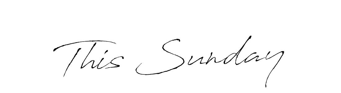 This is the best signature style for the This Sunday name. Also you like these signature font (Antro_Vectra). Mix name signature. This Sunday signature style 6 images and pictures png
