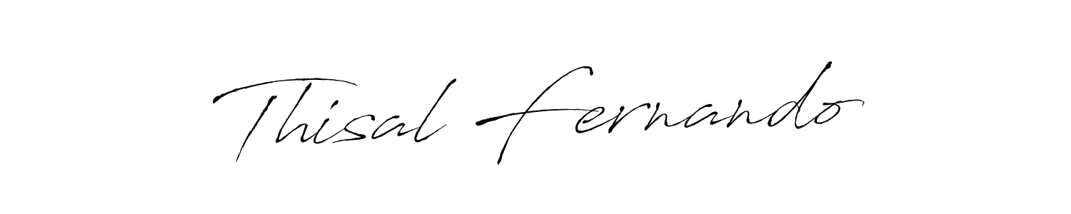 How to make Thisal Fernando name signature. Use Antro_Vectra style for creating short signs online. This is the latest handwritten sign. Thisal Fernando signature style 6 images and pictures png