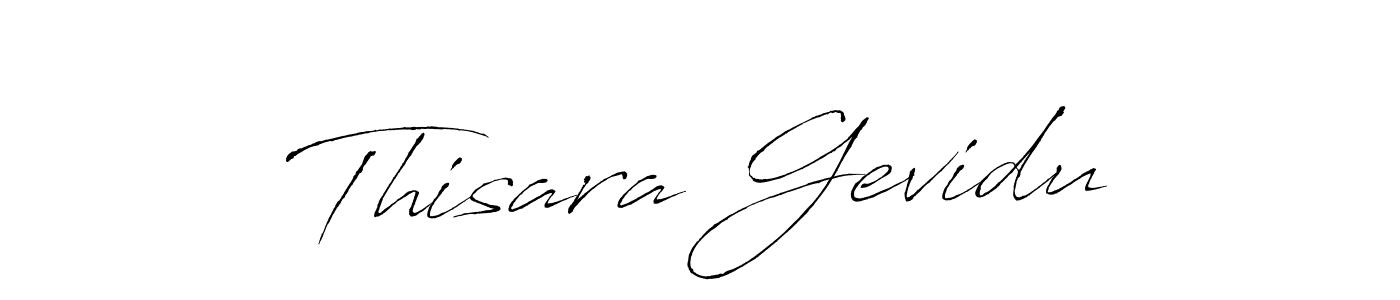 Similarly Antro_Vectra is the best handwritten signature design. Signature creator online .You can use it as an online autograph creator for name Thisara Gevidu. Thisara Gevidu signature style 6 images and pictures png