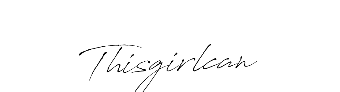 How to Draw Thisgirlcan signature style? Antro_Vectra is a latest design signature styles for name Thisgirlcan. Thisgirlcan signature style 6 images and pictures png