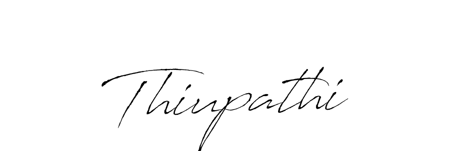 Make a beautiful signature design for name Thiupathi. With this signature (Antro_Vectra) style, you can create a handwritten signature for free. Thiupathi signature style 6 images and pictures png