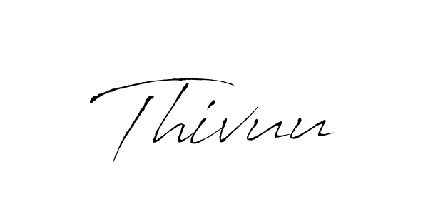 Also we have Thivuu name is the best signature style. Create professional handwritten signature collection using Antro_Vectra autograph style. Thivuu signature style 6 images and pictures png
