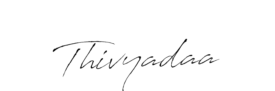 Make a beautiful signature design for name Thivyadaa. With this signature (Antro_Vectra) style, you can create a handwritten signature for free. Thivyadaa signature style 6 images and pictures png