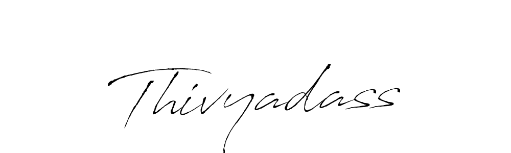 Create a beautiful signature design for name Thivyadass. With this signature (Antro_Vectra) fonts, you can make a handwritten signature for free. Thivyadass signature style 6 images and pictures png