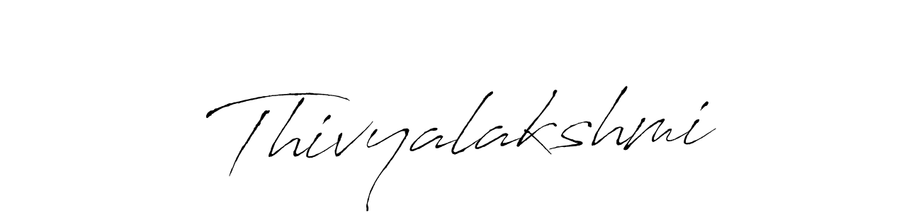Design your own signature with our free online signature maker. With this signature software, you can create a handwritten (Antro_Vectra) signature for name Thivyalakshmi. Thivyalakshmi signature style 6 images and pictures png