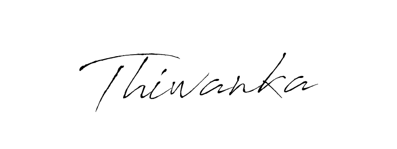 Make a beautiful signature design for name Thiwanka. With this signature (Antro_Vectra) style, you can create a handwritten signature for free. Thiwanka signature style 6 images and pictures png