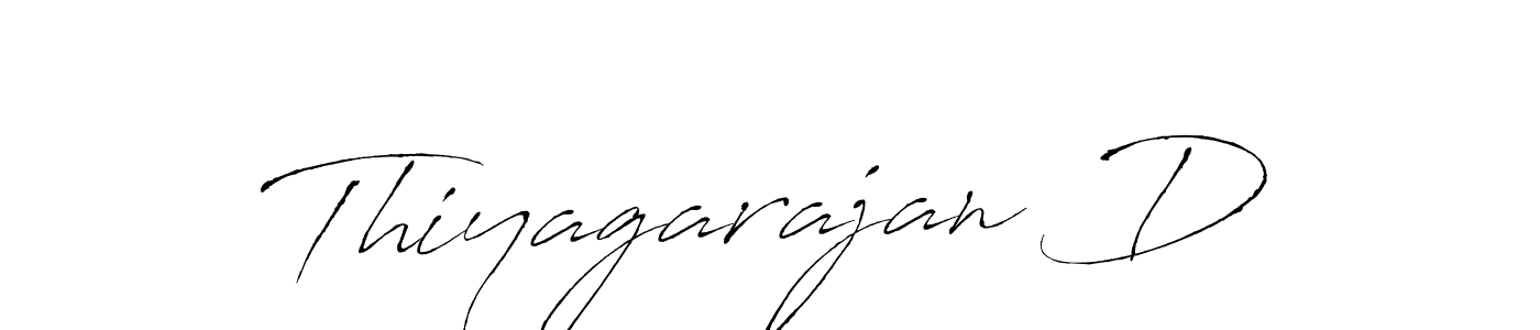 Create a beautiful signature design for name Thiyagarajan D. With this signature (Antro_Vectra) fonts, you can make a handwritten signature for free. Thiyagarajan D signature style 6 images and pictures png