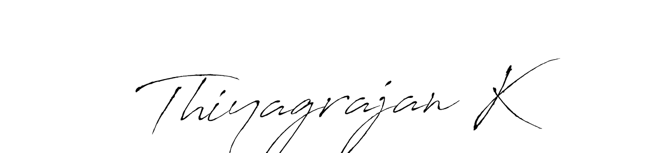 Design your own signature with our free online signature maker. With this signature software, you can create a handwritten (Antro_Vectra) signature for name Thiyagrajan K. Thiyagrajan K signature style 6 images and pictures png