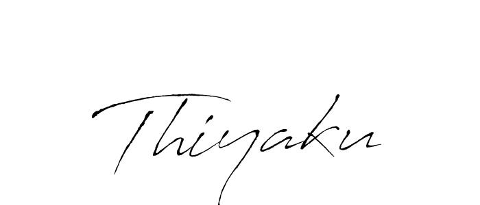 How to make Thiyaku signature? Antro_Vectra is a professional autograph style. Create handwritten signature for Thiyaku name. Thiyaku signature style 6 images and pictures png