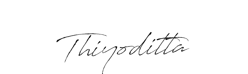 The best way (Antro_Vectra) to make a short signature is to pick only two or three words in your name. The name Thiyoditta include a total of six letters. For converting this name. Thiyoditta signature style 6 images and pictures png