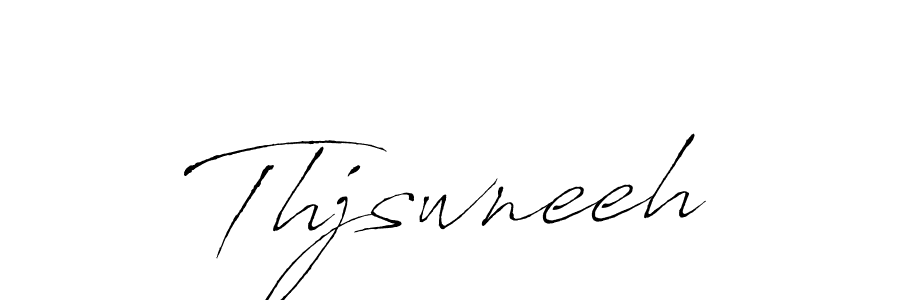 Make a beautiful signature design for name Thjswneeh. With this signature (Antro_Vectra) style, you can create a handwritten signature for free. Thjswneeh signature style 6 images and pictures png