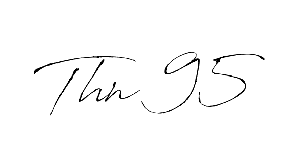 This is the best signature style for the Thn 95 name. Also you like these signature font (Antro_Vectra). Mix name signature. Thn 95 signature style 6 images and pictures png