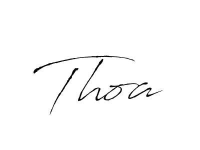 It looks lik you need a new signature style for name Thoa. Design unique handwritten (Antro_Vectra) signature with our free signature maker in just a few clicks. Thoa signature style 6 images and pictures png