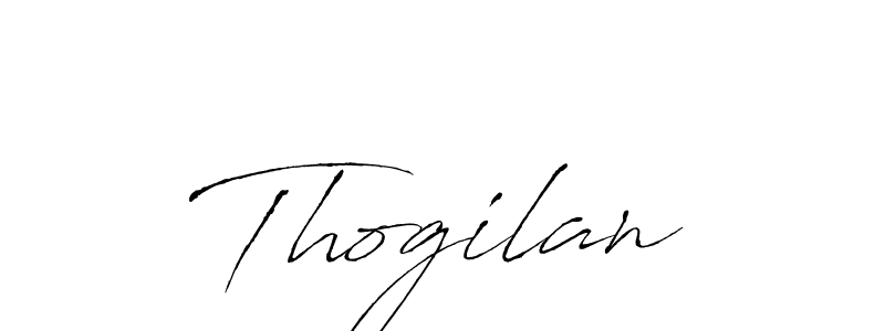 Make a beautiful signature design for name Thogilan. With this signature (Antro_Vectra) style, you can create a handwritten signature for free. Thogilan signature style 6 images and pictures png