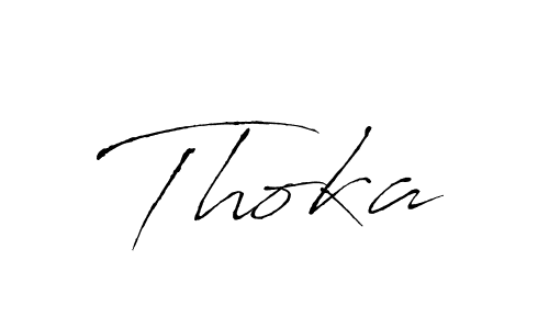 Make a short Thoka signature style. Manage your documents anywhere anytime using Antro_Vectra. Create and add eSignatures, submit forms, share and send files easily. Thoka signature style 6 images and pictures png