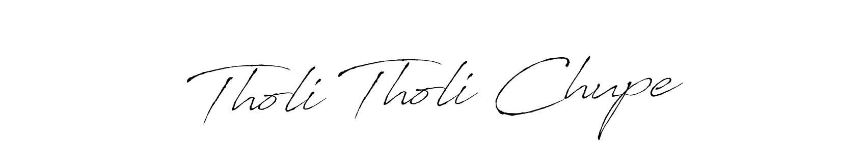 How to make Tholi Tholi Chupe signature? Antro_Vectra is a professional autograph style. Create handwritten signature for Tholi Tholi Chupe name. Tholi Tholi Chupe signature style 6 images and pictures png