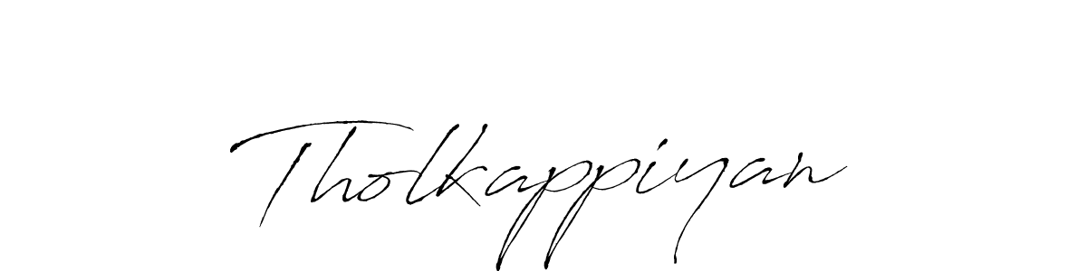 Use a signature maker to create a handwritten signature online. With this signature software, you can design (Antro_Vectra) your own signature for name Tholkappiyan. Tholkappiyan signature style 6 images and pictures png