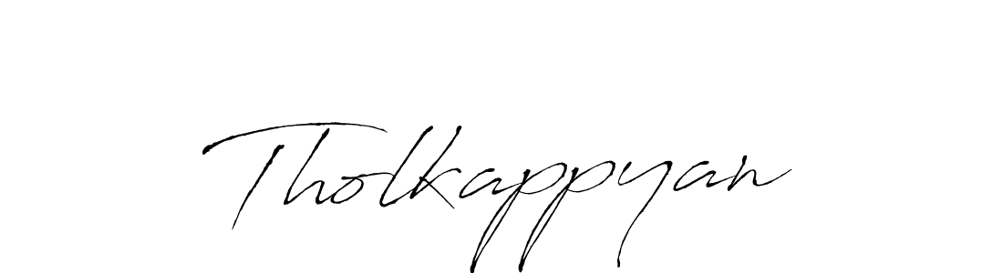 Make a beautiful signature design for name Tholkappyan. With this signature (Antro_Vectra) style, you can create a handwritten signature for free. Tholkappyan signature style 6 images and pictures png