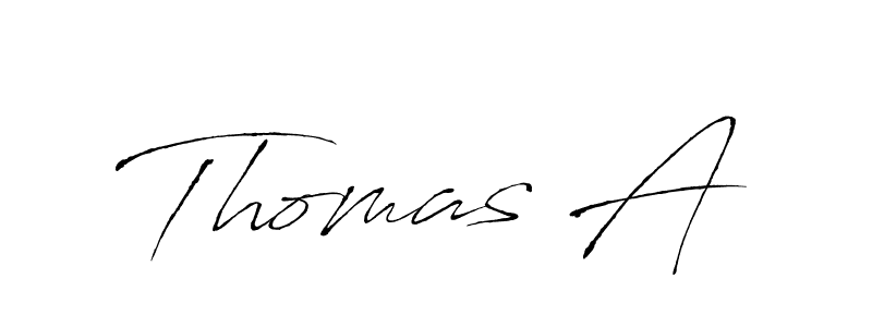 The best way (Antro_Vectra) to make a short signature is to pick only two or three words in your name. The name Thomas A include a total of six letters. For converting this name. Thomas A signature style 6 images and pictures png