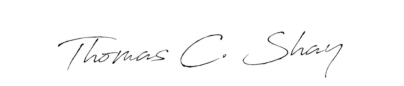 Also we have Thomas C. Shay name is the best signature style. Create professional handwritten signature collection using Antro_Vectra autograph style. Thomas C. Shay signature style 6 images and pictures png