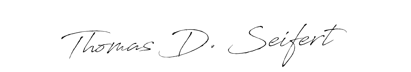 Use a signature maker to create a handwritten signature online. With this signature software, you can design (Antro_Vectra) your own signature for name Thomas D. Seifert. Thomas D. Seifert signature style 6 images and pictures png