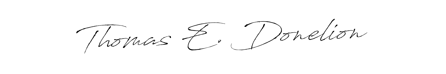 Make a beautiful signature design for name Thomas E. Donelion. Use this online signature maker to create a handwritten signature for free. Thomas E. Donelion signature style 6 images and pictures png