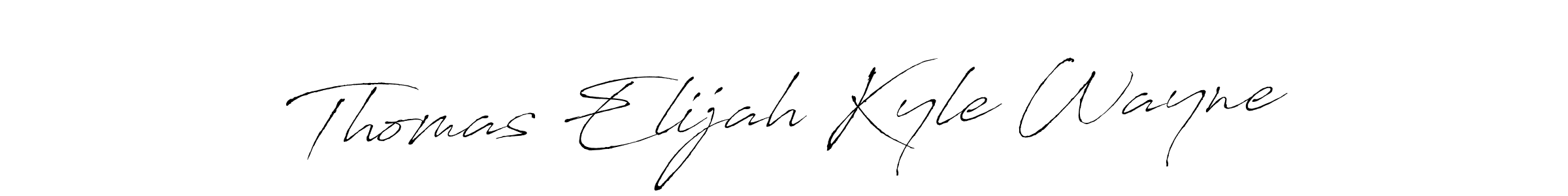 You should practise on your own different ways (Antro_Vectra) to write your name (Thomas Elijah Kyle Wayne) in signature. don't let someone else do it for you. Thomas Elijah Kyle Wayne signature style 6 images and pictures png