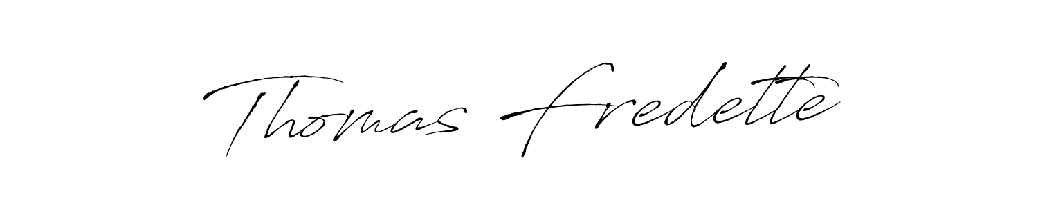 Also we have Thomas Fredette name is the best signature style. Create professional handwritten signature collection using Antro_Vectra autograph style. Thomas Fredette signature style 6 images and pictures png