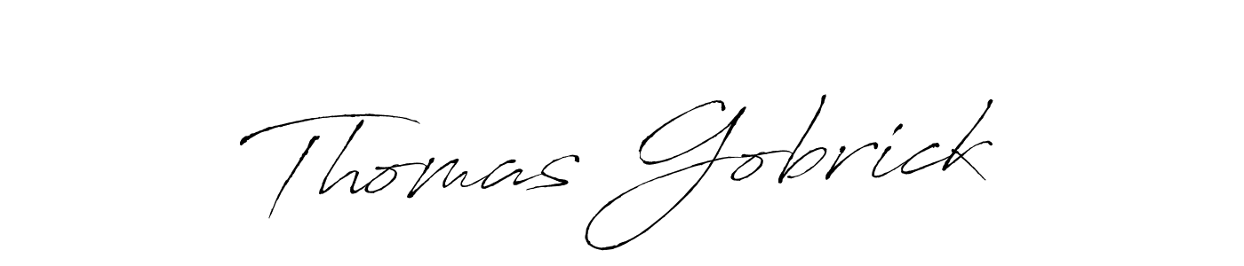 Design your own signature with our free online signature maker. With this signature software, you can create a handwritten (Antro_Vectra) signature for name Thomas Gobrick. Thomas Gobrick signature style 6 images and pictures png