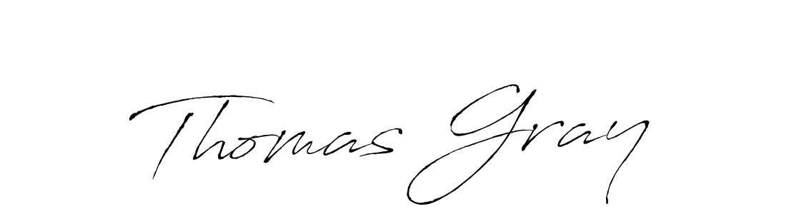 Thomas Gray stylish signature style. Best Handwritten Sign (Antro_Vectra) for my name. Handwritten Signature Collection Ideas for my name Thomas Gray. Thomas Gray signature style 6 images and pictures png