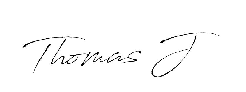 You should practise on your own different ways (Antro_Vectra) to write your name (Thomas J) in signature. don't let someone else do it for you. Thomas J signature style 6 images and pictures png