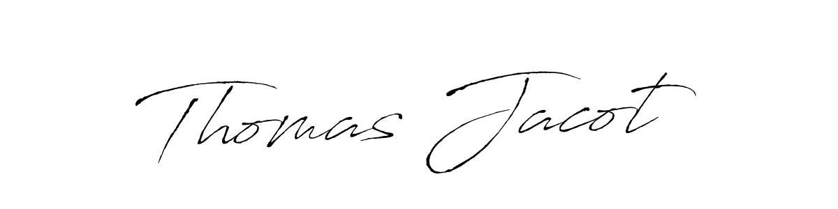 Use a signature maker to create a handwritten signature online. With this signature software, you can design (Antro_Vectra) your own signature for name Thomas Jacot. Thomas Jacot signature style 6 images and pictures png