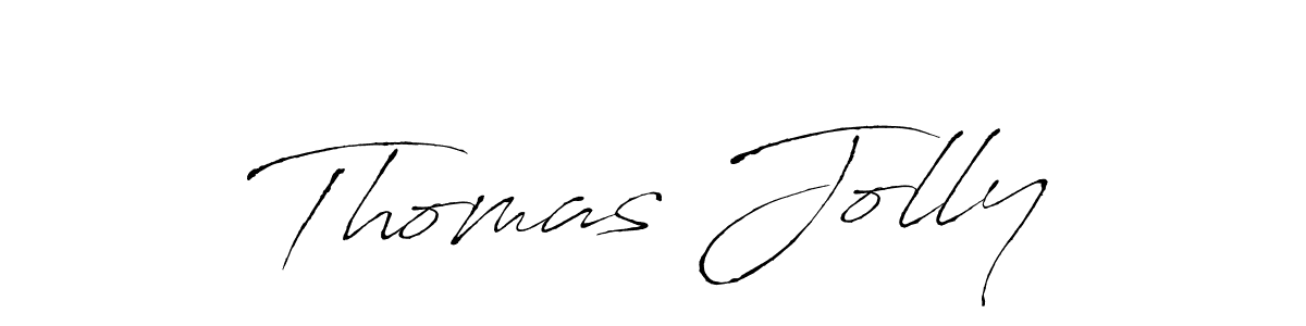 Make a beautiful signature design for name Thomas Jolly. With this signature (Antro_Vectra) style, you can create a handwritten signature for free. Thomas Jolly signature style 6 images and pictures png