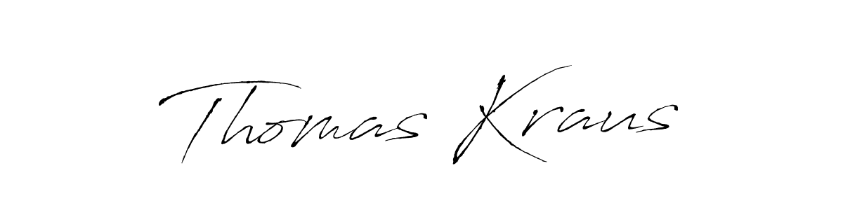 Make a beautiful signature design for name Thomas Kraus. With this signature (Antro_Vectra) style, you can create a handwritten signature for free. Thomas Kraus signature style 6 images and pictures png