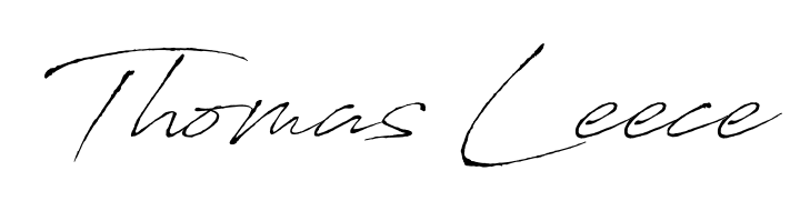 Make a beautiful signature design for name Thomas Leece. With this signature (Antro_Vectra) style, you can create a handwritten signature for free. Thomas Leece signature style 6 images and pictures png