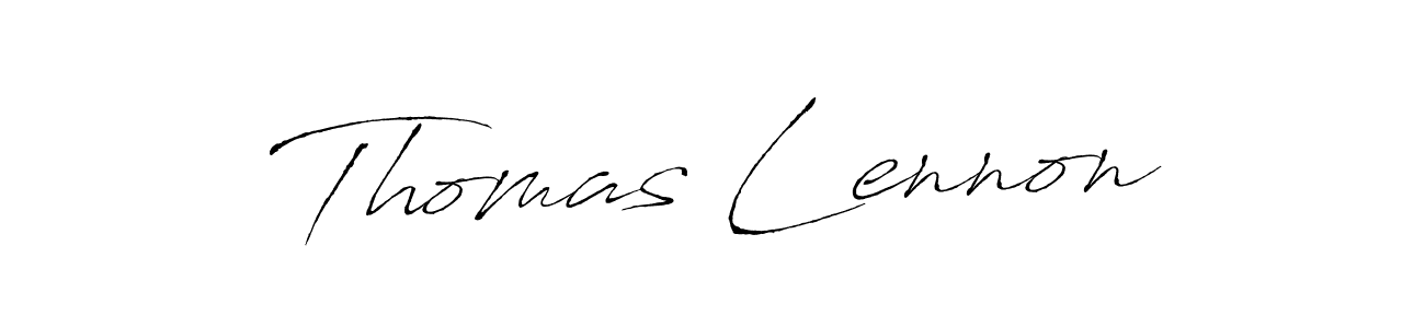 Create a beautiful signature design for name Thomas Lennon. With this signature (Antro_Vectra) fonts, you can make a handwritten signature for free. Thomas Lennon signature style 6 images and pictures png