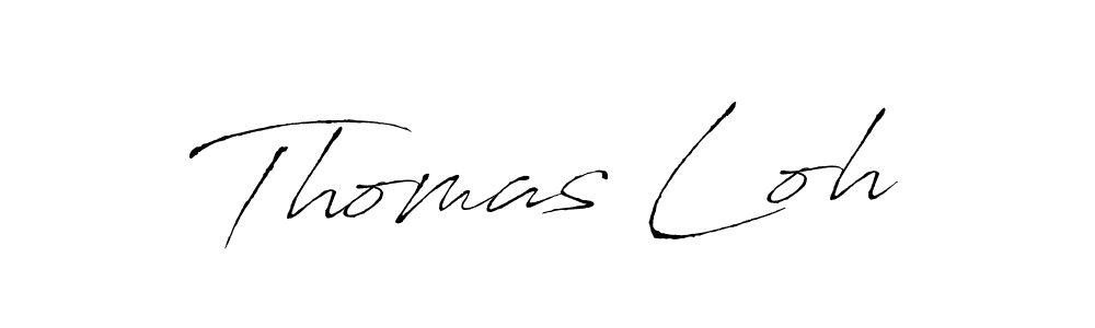 Create a beautiful signature design for name Thomas Loh. With this signature (Antro_Vectra) fonts, you can make a handwritten signature for free. Thomas Loh signature style 6 images and pictures png