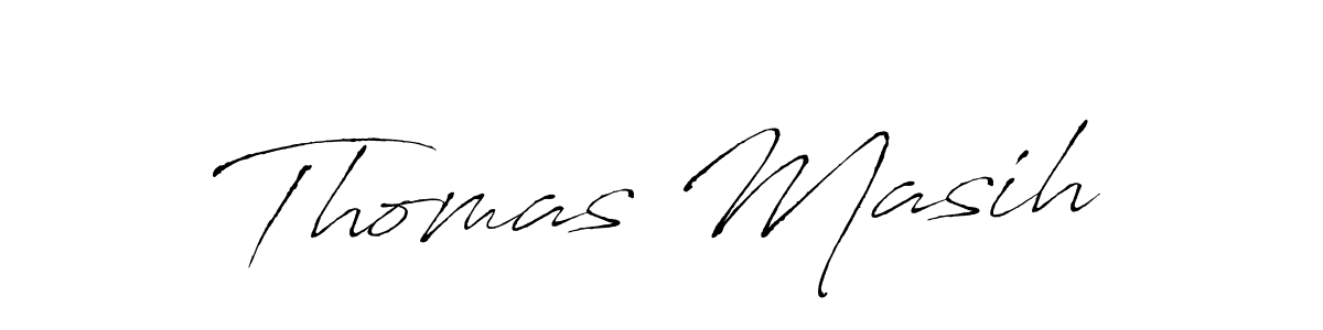 Thomas Masih stylish signature style. Best Handwritten Sign (Antro_Vectra) for my name. Handwritten Signature Collection Ideas for my name Thomas Masih. Thomas Masih signature style 6 images and pictures png