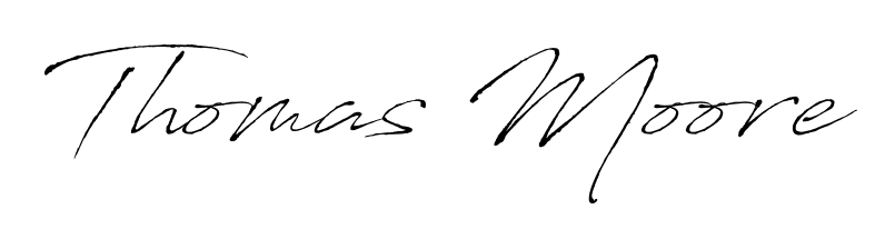 Enhance your business communications with Thomas Moore signature in Antro_Vectra lettering. Clean, modern, and universally compatible. Thomas Moore signature style 6 images and pictures png
