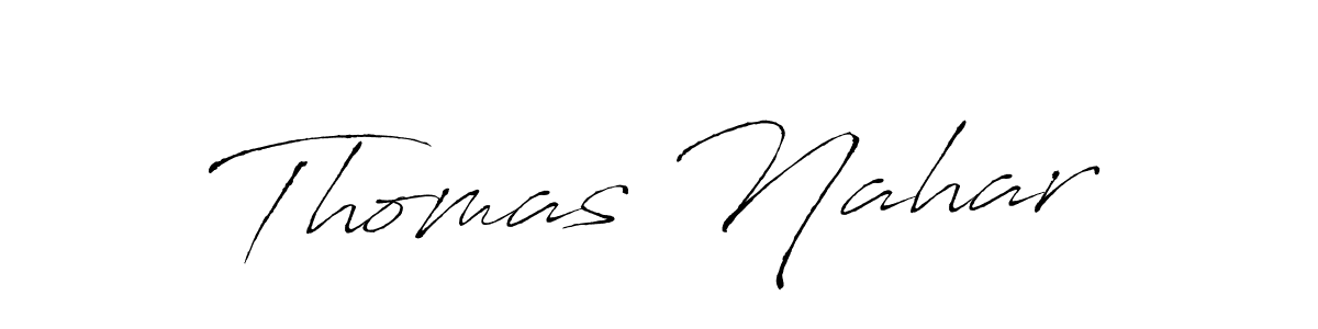 Use a signature maker to create a handwritten signature online. With this signature software, you can design (Antro_Vectra) your own signature for name Thomas Nahar. Thomas Nahar signature style 6 images and pictures png