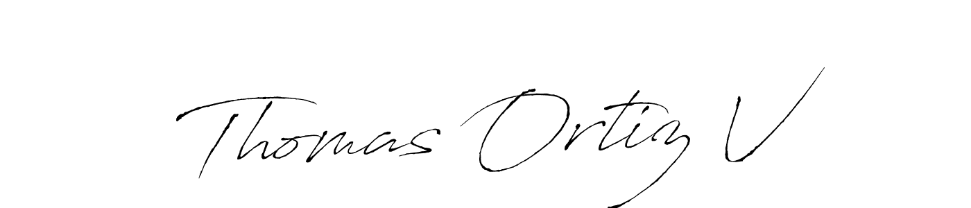 How to make Thomas Ortiz V signature? Antro_Vectra is a professional autograph style. Create handwritten signature for Thomas Ortiz V name. Thomas Ortiz V signature style 6 images and pictures png