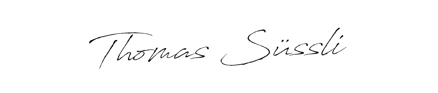 This is the best signature style for the Thomas Süssli name. Also you like these signature font (Antro_Vectra). Mix name signature. Thomas Süssli signature style 6 images and pictures png