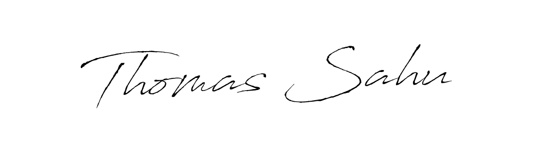 Create a beautiful signature design for name Thomas Sahu. With this signature (Antro_Vectra) fonts, you can make a handwritten signature for free. Thomas Sahu signature style 6 images and pictures png