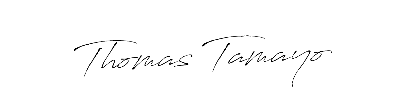 Create a beautiful signature design for name Thomas Tamayo. With this signature (Antro_Vectra) fonts, you can make a handwritten signature for free. Thomas Tamayo signature style 6 images and pictures png