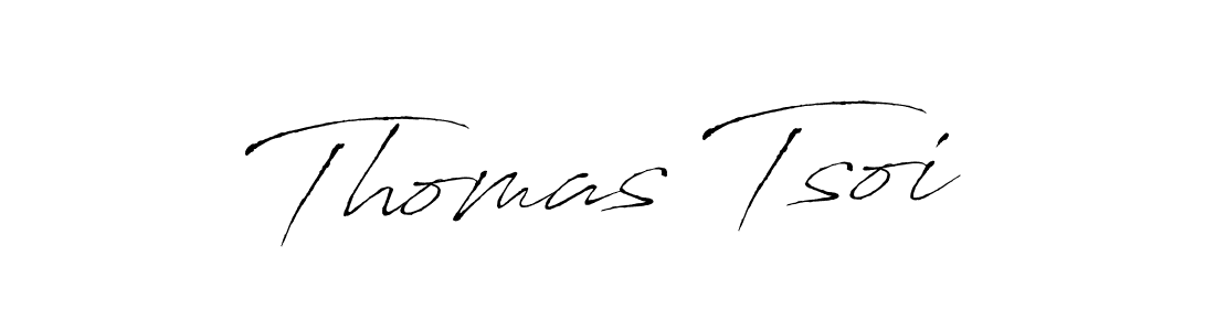 Thomas Tsoi stylish signature style. Best Handwritten Sign (Antro_Vectra) for my name. Handwritten Signature Collection Ideas for my name Thomas Tsoi. Thomas Tsoi signature style 6 images and pictures png