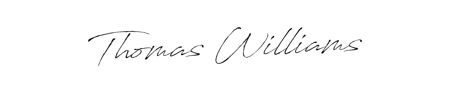 How to make Thomas Williams signature? Antro_Vectra is a professional autograph style. Create handwritten signature for Thomas Williams name. Thomas Williams signature style 6 images and pictures png