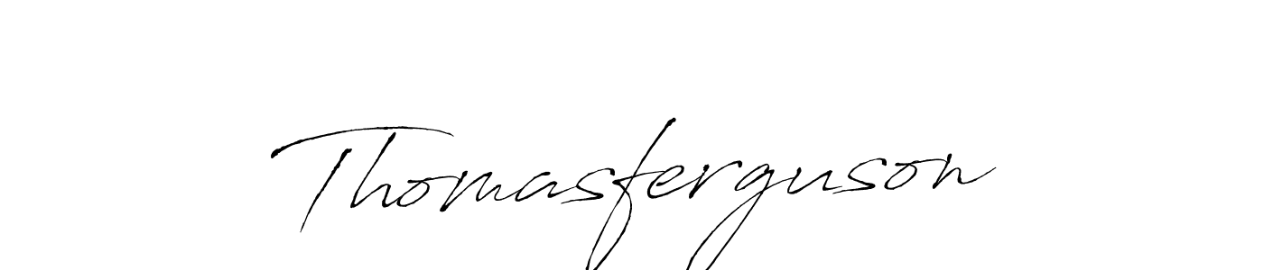 Make a beautiful signature design for name Thomasferguson. With this signature (Antro_Vectra) style, you can create a handwritten signature for free. Thomasferguson signature style 6 images and pictures png